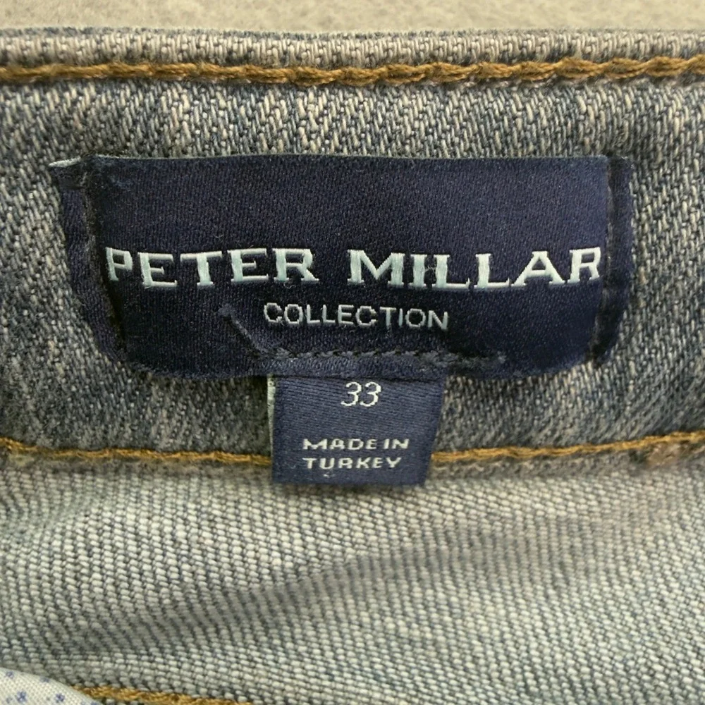 Peter Millar Collection Straight Leg Jeans 33 Blue